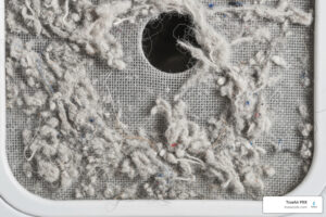 cleaning the lint filter on a dryer