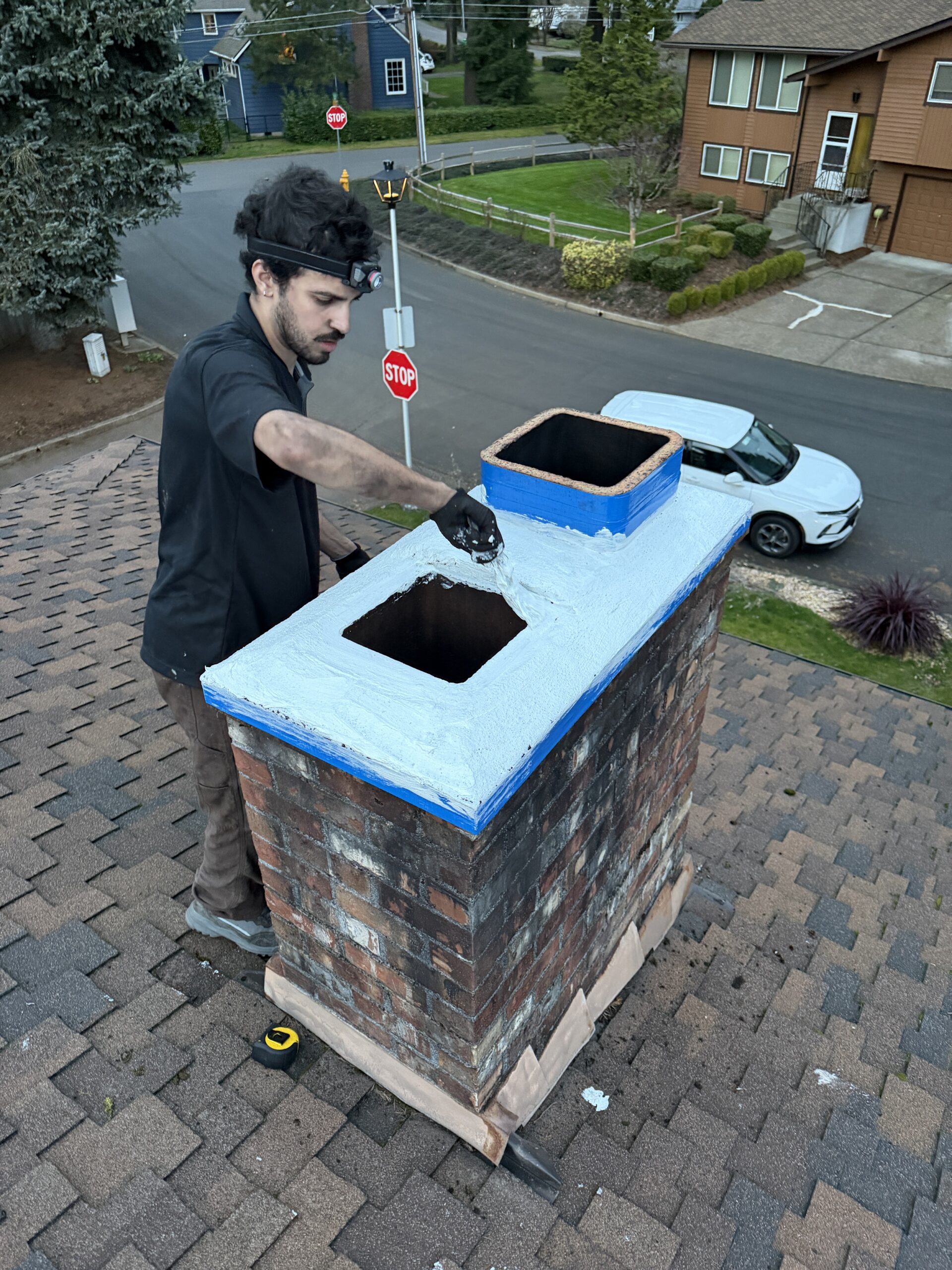 chimney crown cracking