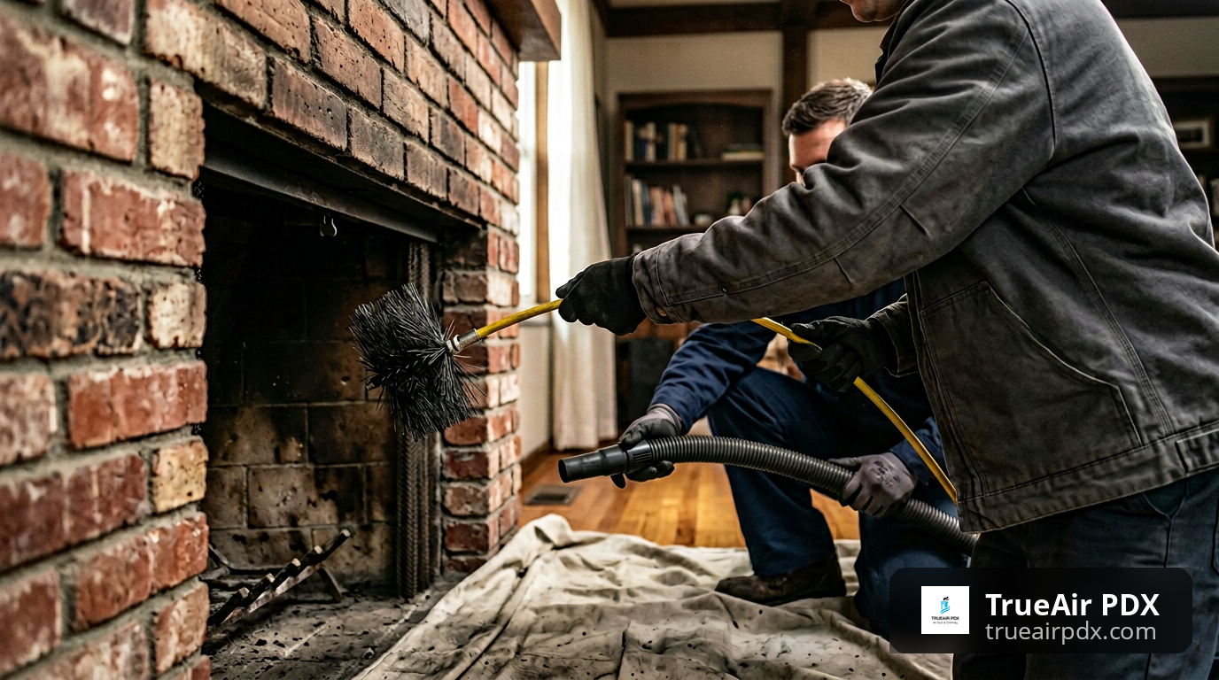 chimney cleaning cost average in Oregon